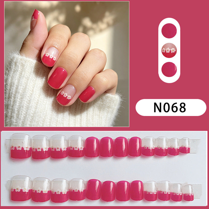 Geometrisches Muster Press-On Nagelset