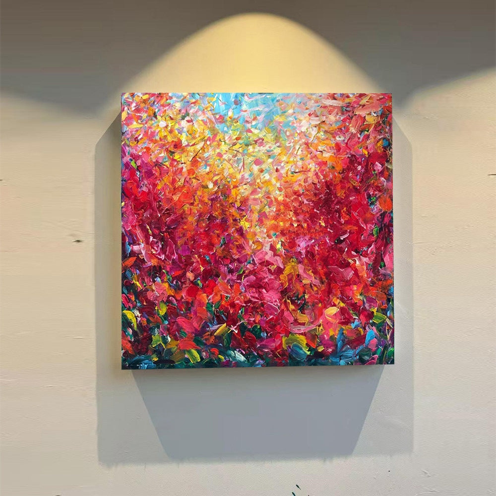 Vibrante von der Natur inspirierte Leinwand Wandkunst