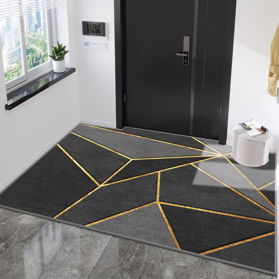 Geometrisches Muster Dekorativer Teppich