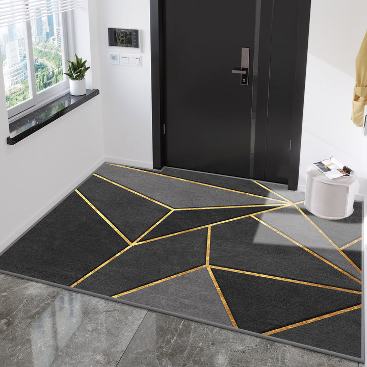Geometrisches Muster Dekorativer Teppich