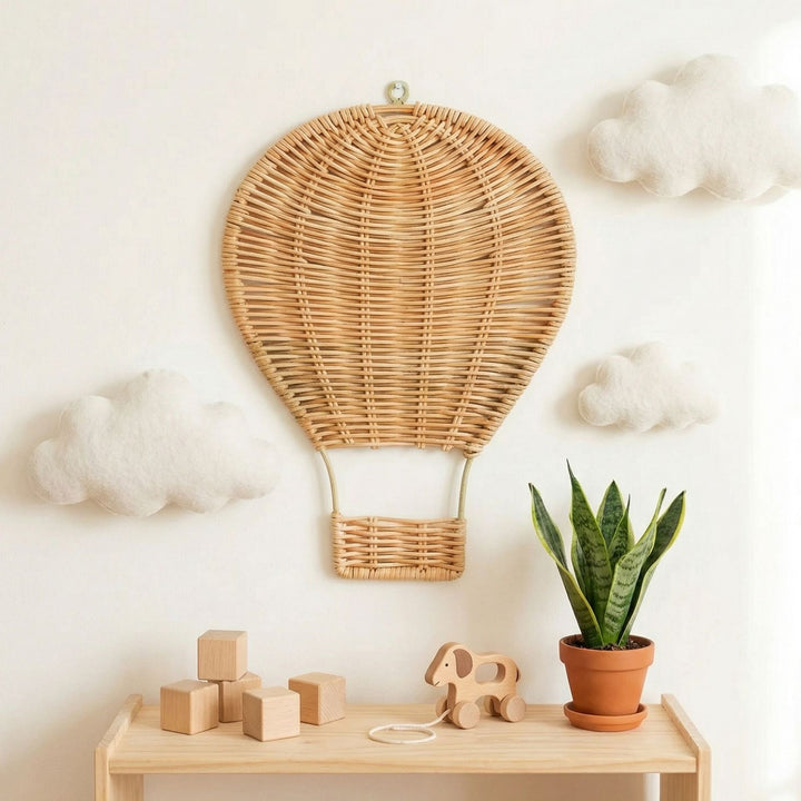 Wanddekoration im Heißluftballon-Design Karnz