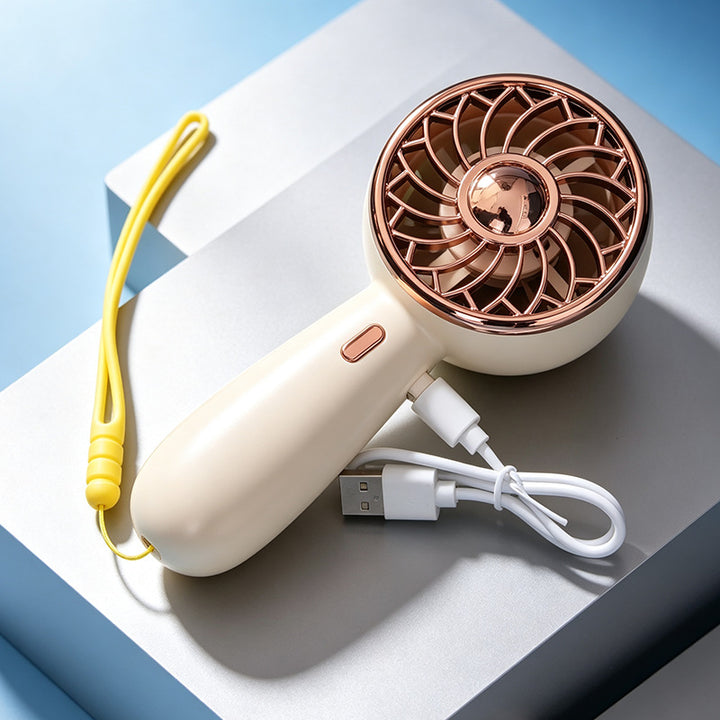 Damen Tragbarer Handventilator mit ergonomischem Design und leistungsstarkem Akku Karnz