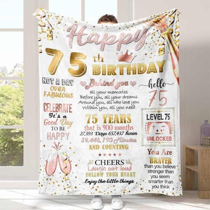 Inspirierende Fleece-Geburtsdecke