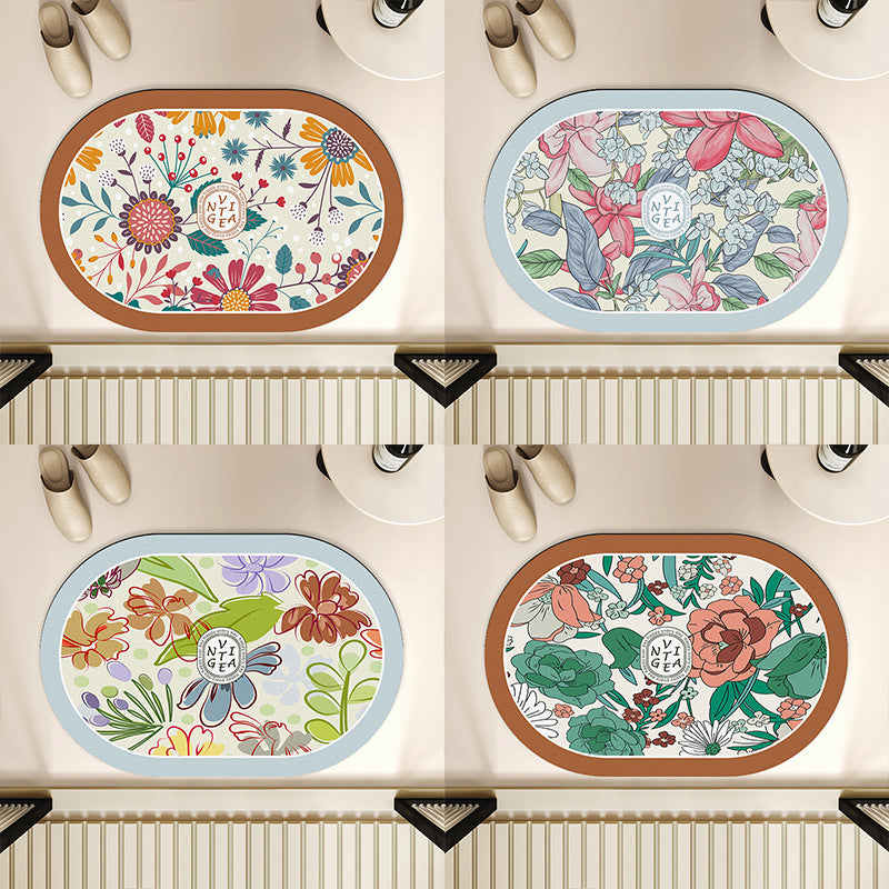Blumenmotiv Innenbereich Matte