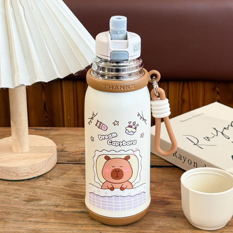 Damen Isolierte Trinkflasche mit Tiermotiv Karnz 1781628587