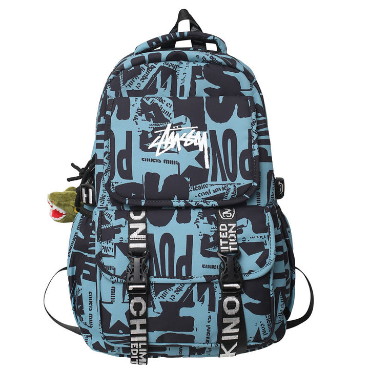 Stylischer Grafikdruck Rucksack Karnz