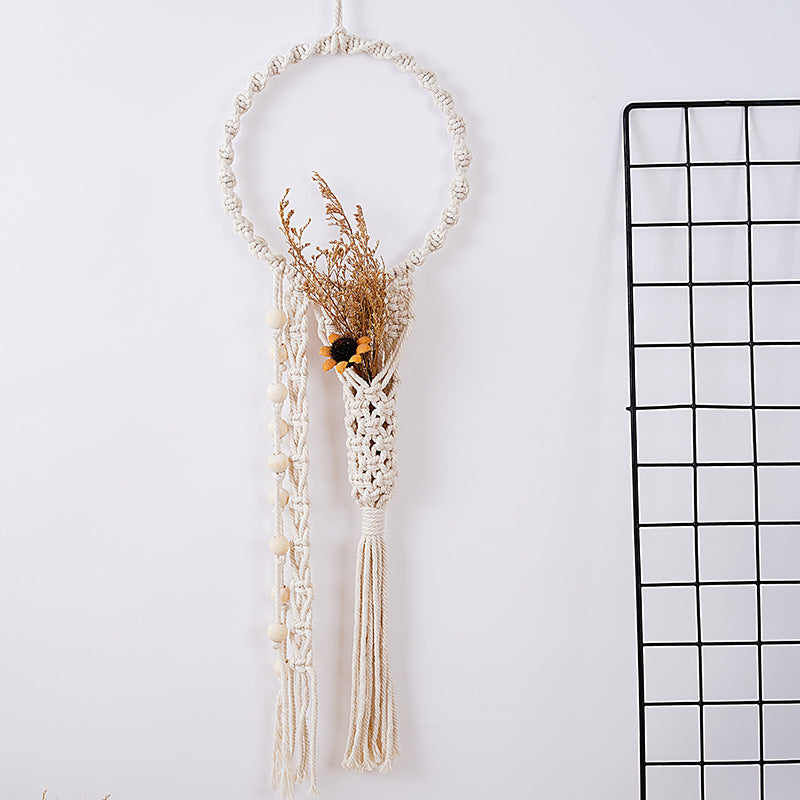 Bohemian Makramee Traumfänger Wandbehang Karnz