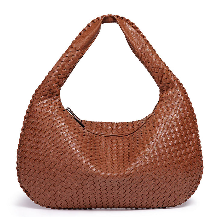 Woven Leather Schultertasche Karnz