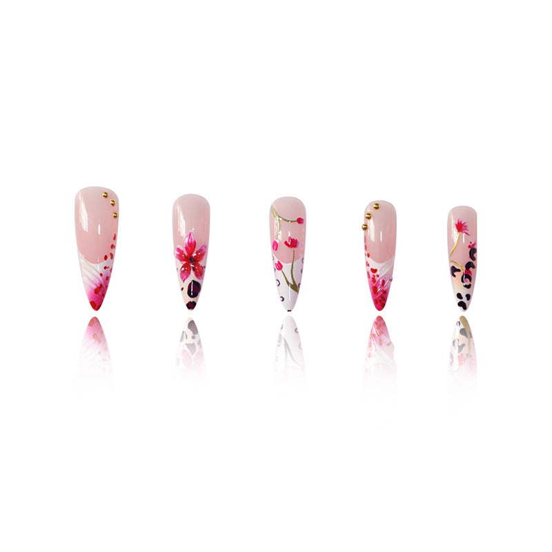 Premium Floral Acryl Nagelkunst Set Karnz
