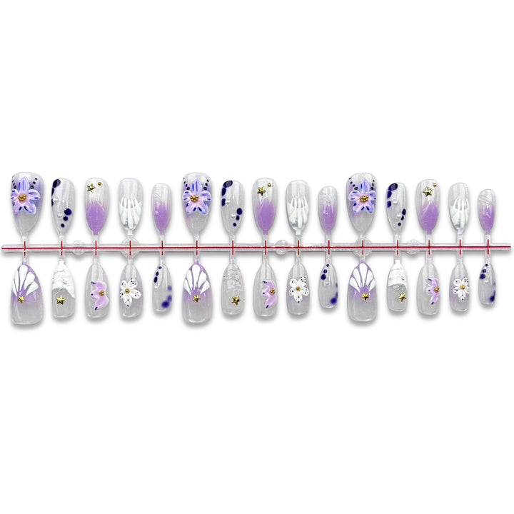 Elegante Künstlerische Press-On Nail Kollektion