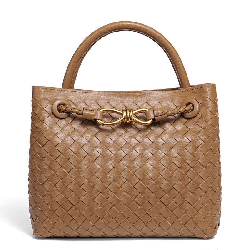 Woven Leather Tote Bag Karnz