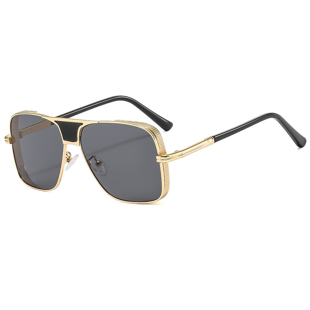 Damen elegante Sonnenbrille mit modernem Oversized-Rahmen Karnz