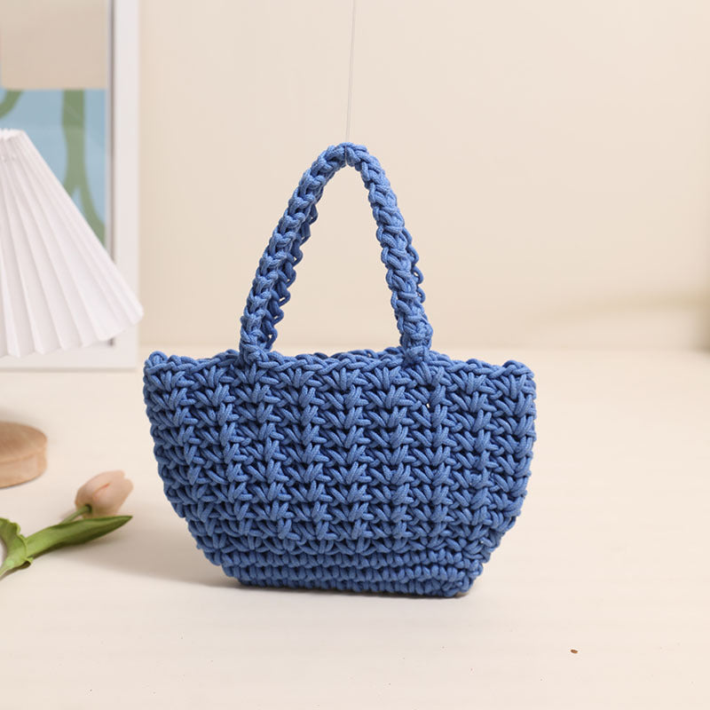 Damen Handarbeit Korbtasche mit strukturiertem Design Karnz