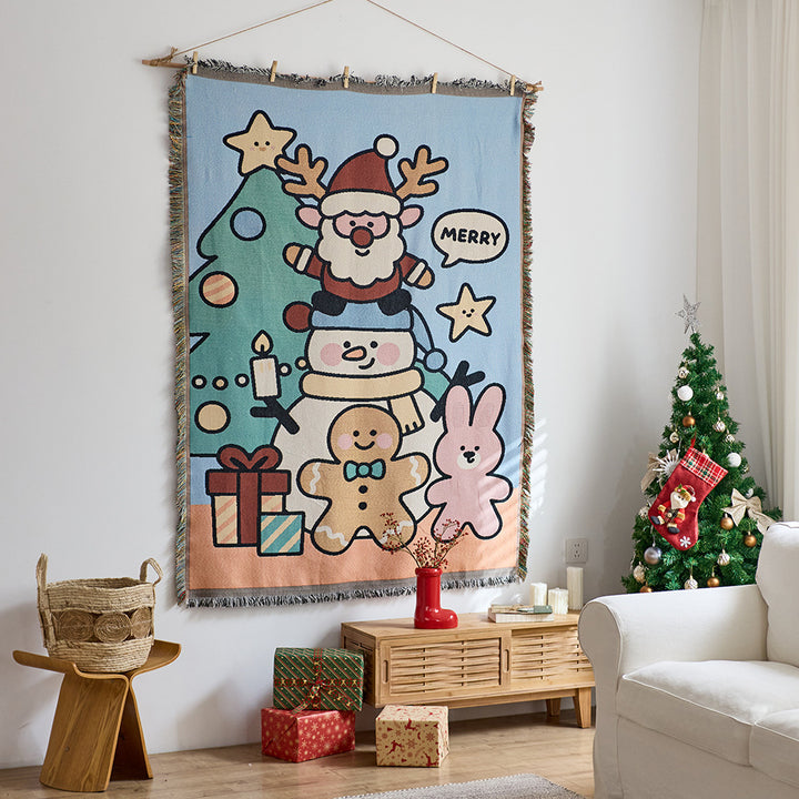 Verspieltes, urlaubsbezogenes Wandteppich-Wandbehang