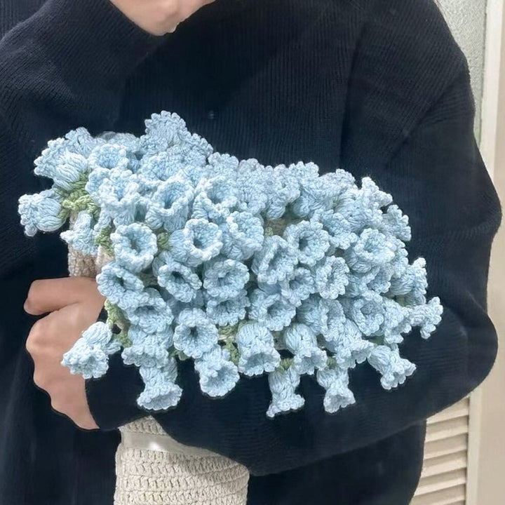 Handgemachter Häkelblumenstrauß