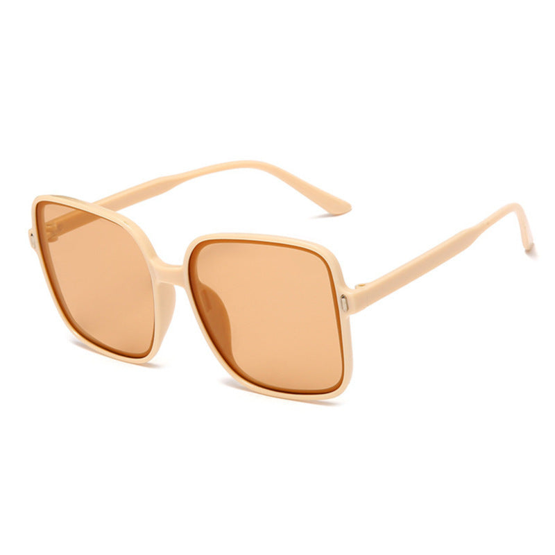 Damen große quadratische Sonnenbrille mit auffälligem Muster Karnz