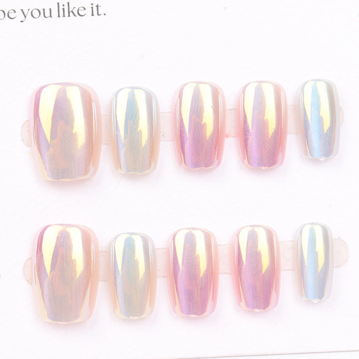 Premium irisierende Press-On-Nagelspitzen Karnz