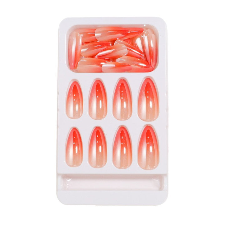 Elegante Ombre Stiletto Press-On Nagelset Karnz