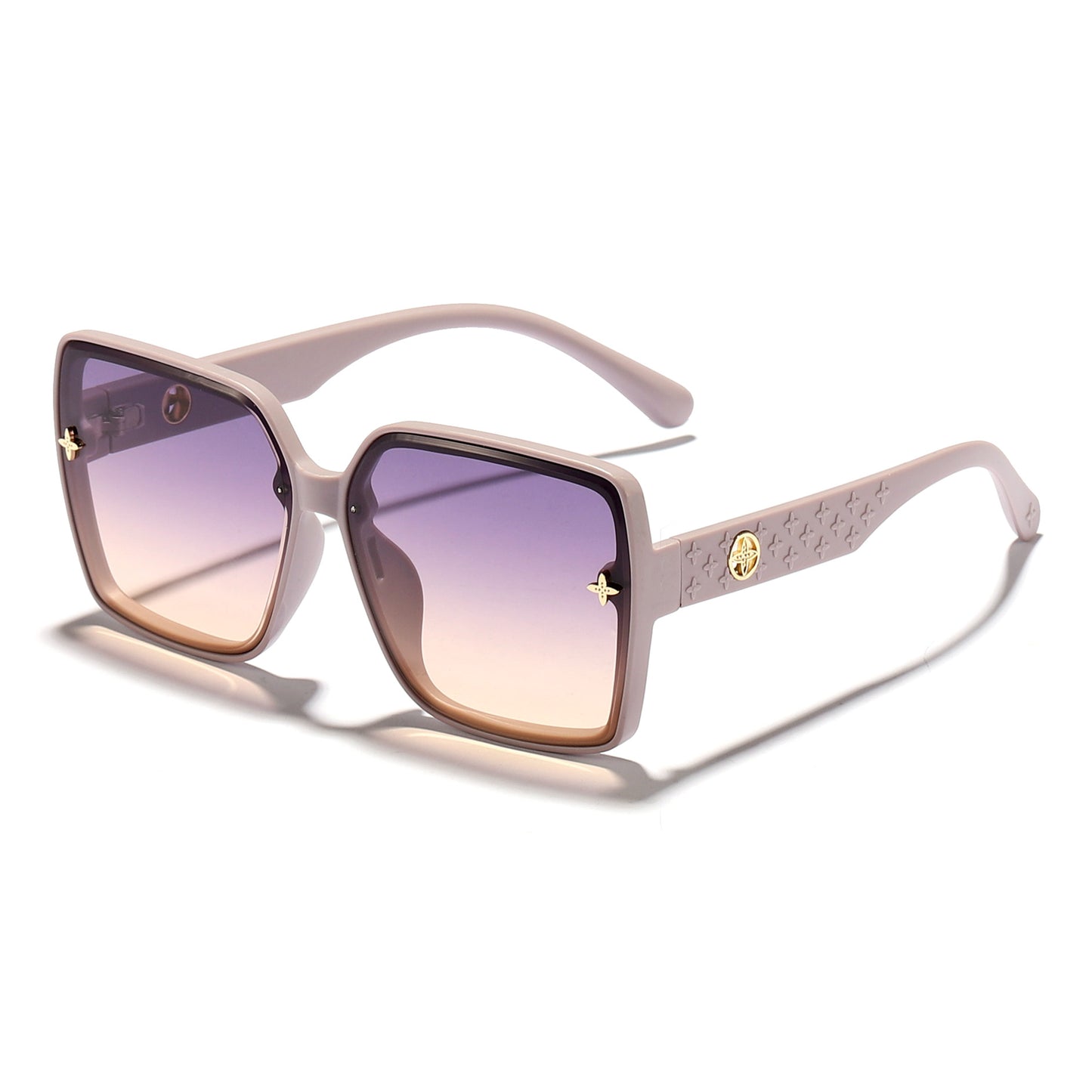 Damen oversized quadratische Sonnenbrille mit elegantem Design Karnz