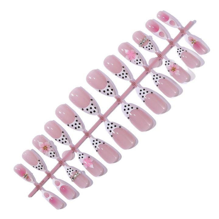 Florale Akzent Stiletto Nagelkunst Extensions Karnz