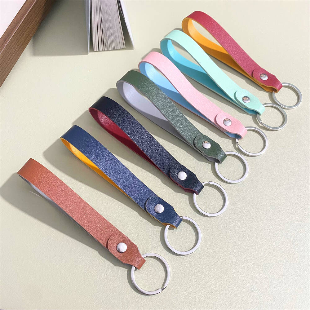 Premium Leder Schlüsselanhänger Halter Karnz