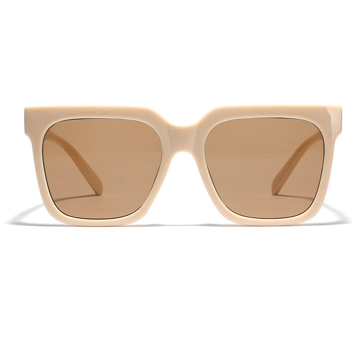 Damen quadratische Sonnenbrille mit elegantem Schildpatt-Design Karnz
