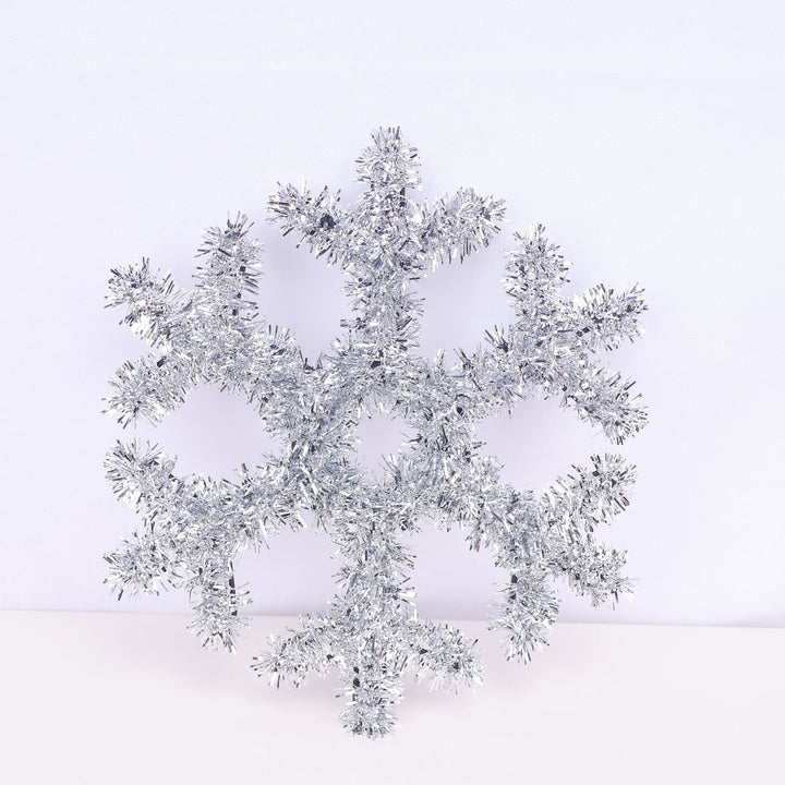 Dekorative Schneeflockenfigur