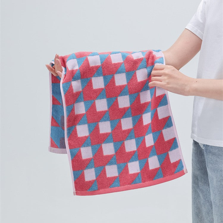 Weiches Jacquard-Gästetuch mit Kirschmuster Karnz