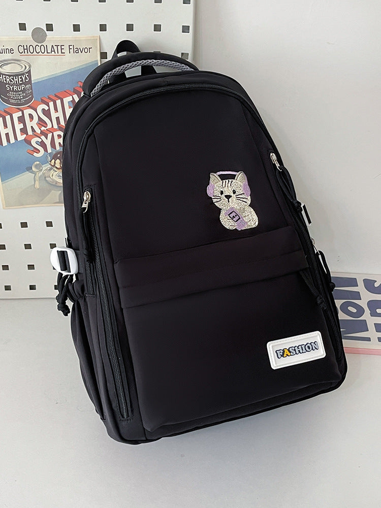 Süßer illustrierter Katzen-Design-Rucksack