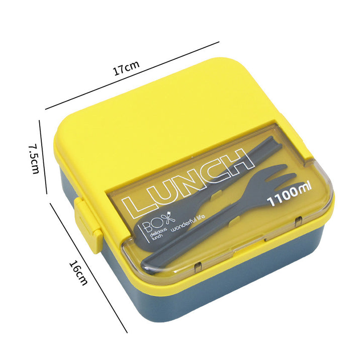 Tragbare Lunchbox mit Besteck