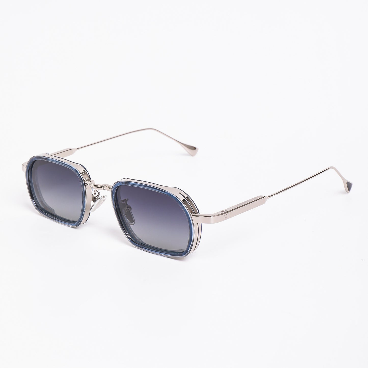 Damen modische Sonnenbrille mit robustem Metallrahmen und trendigen Gläsern Karnz