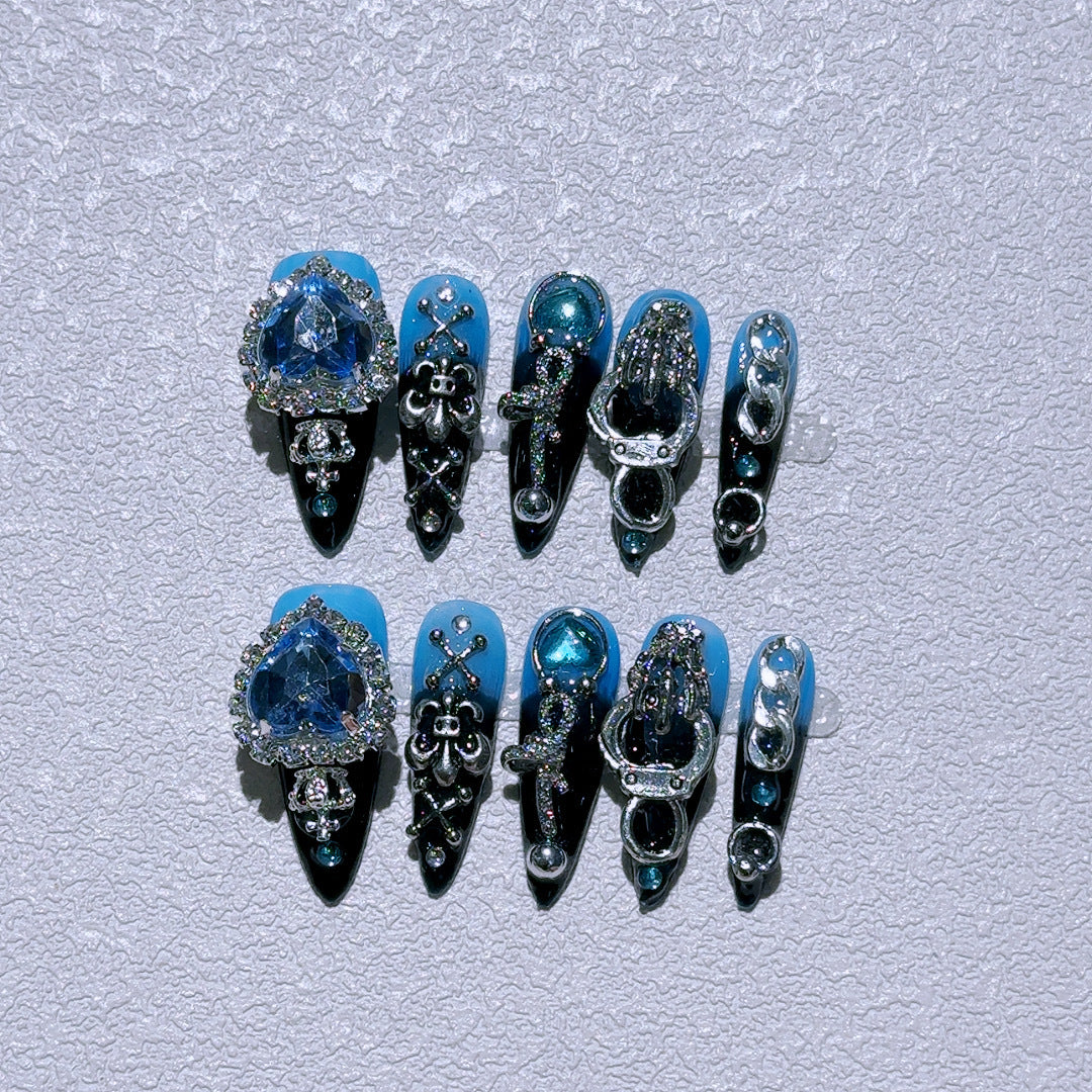 Glamouröse Nagelkunst Verlängerungen
