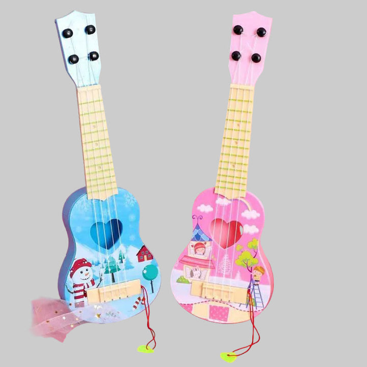 Dekorative Ukulele Spielzeug Karnz