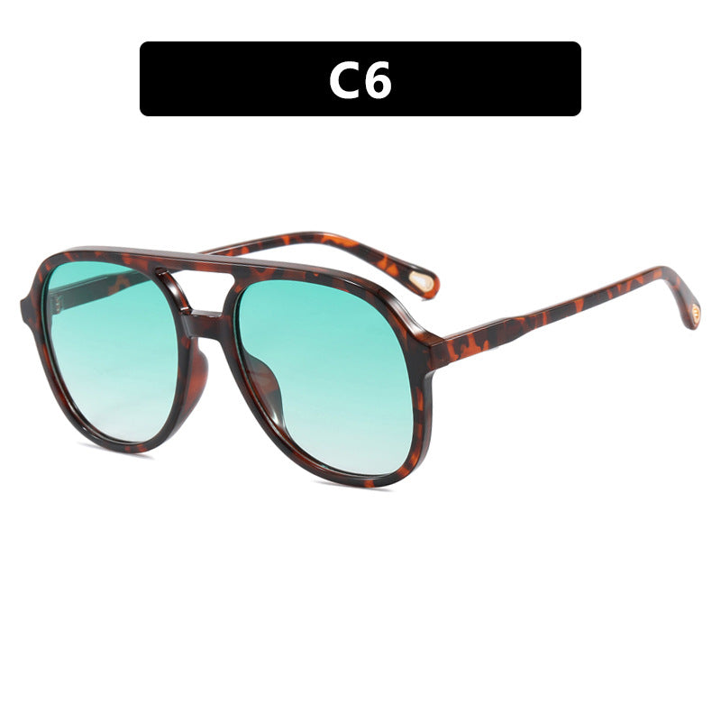 Damen geometrische Sonnenbrille mit luxuriösem Rahmen Karnz