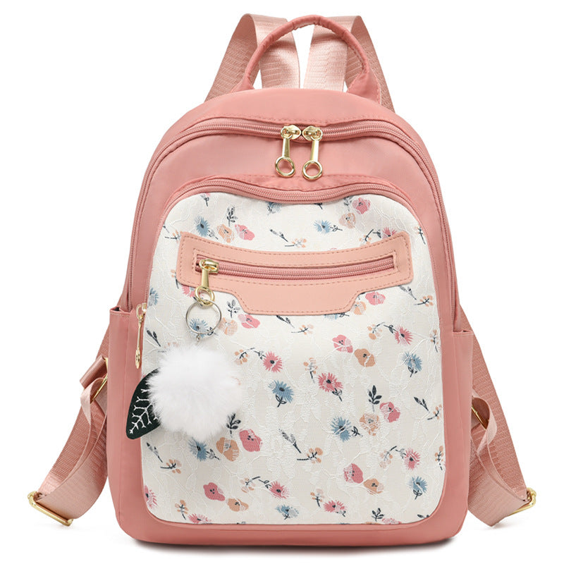 Blumenmuster Casual Rucksack Karnz