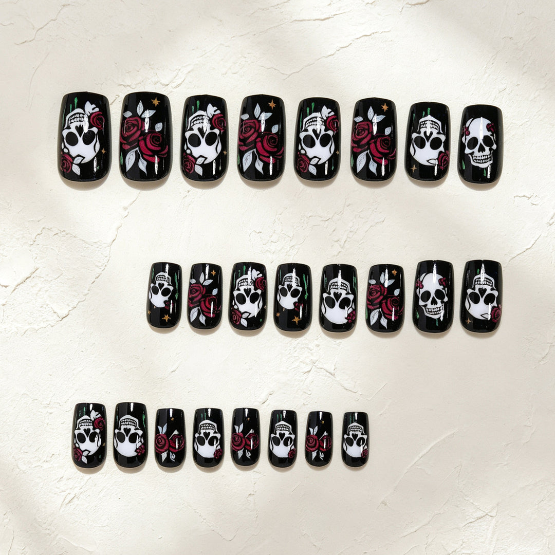 Gothic Skull Nagelkunst Set Karnz
