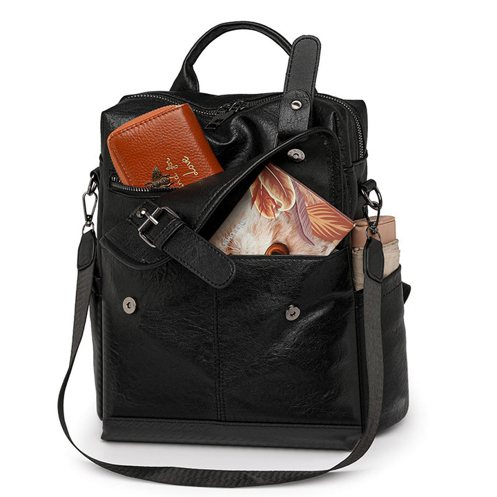 Vintage Leder Rucksack Karnz