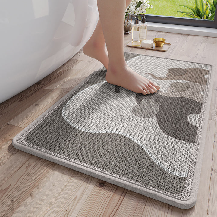 Absorbierende Badematte