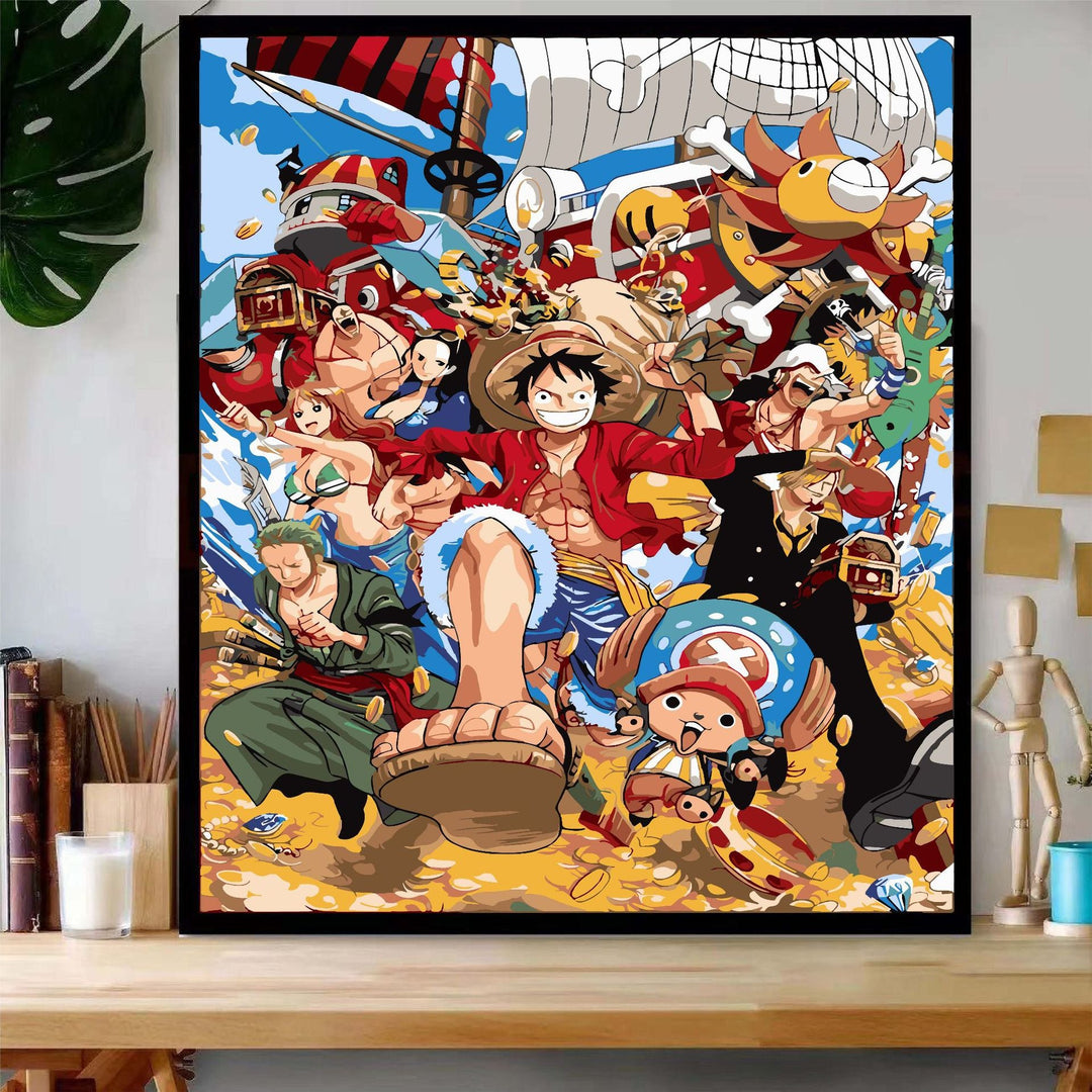 Anime-inspirierter Charakter Kunstdruck Karnz