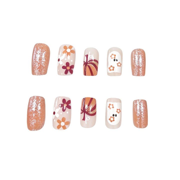 Festliches herbstliches Nagelkunst-Set Karnz
