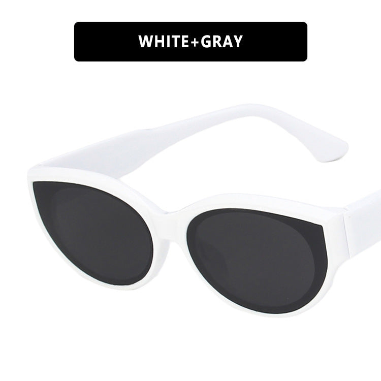 Damen Cat-Eye Sonnenbrille mit stilvollem Leopardenmuster und UV-Schutz Karnz