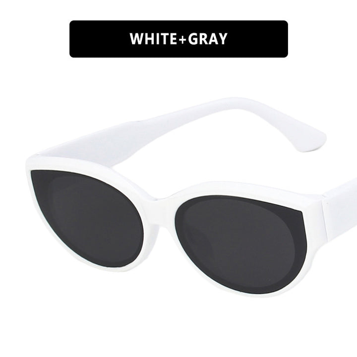Damen Cat-Eye Sonnenbrille mit stilvollem Leopardenmuster und UV-Schutz Karnz
