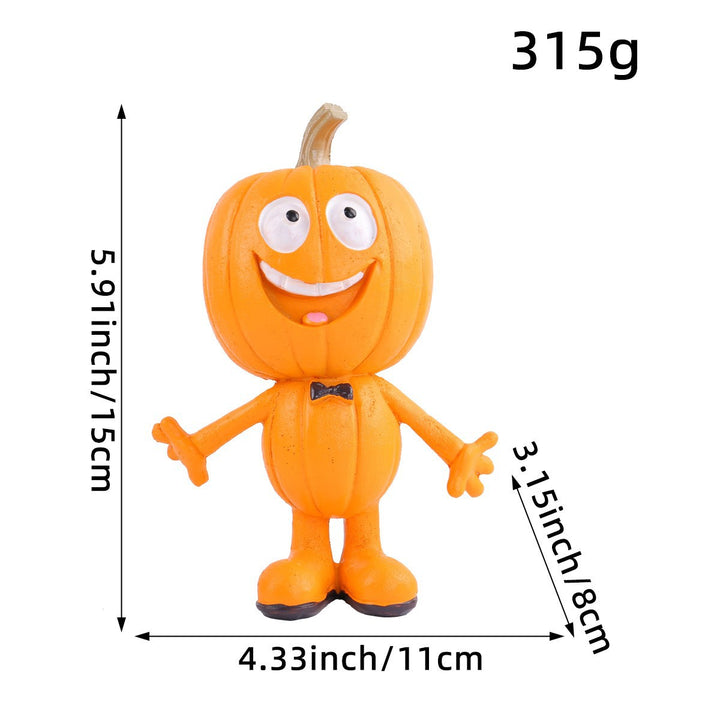 Lustige Halloween Kürbisfigur Karnz