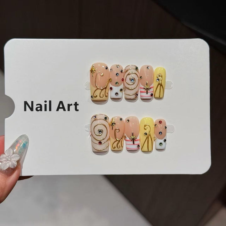 Dekoratives Press-On Nagelkunst Set 1790734416
