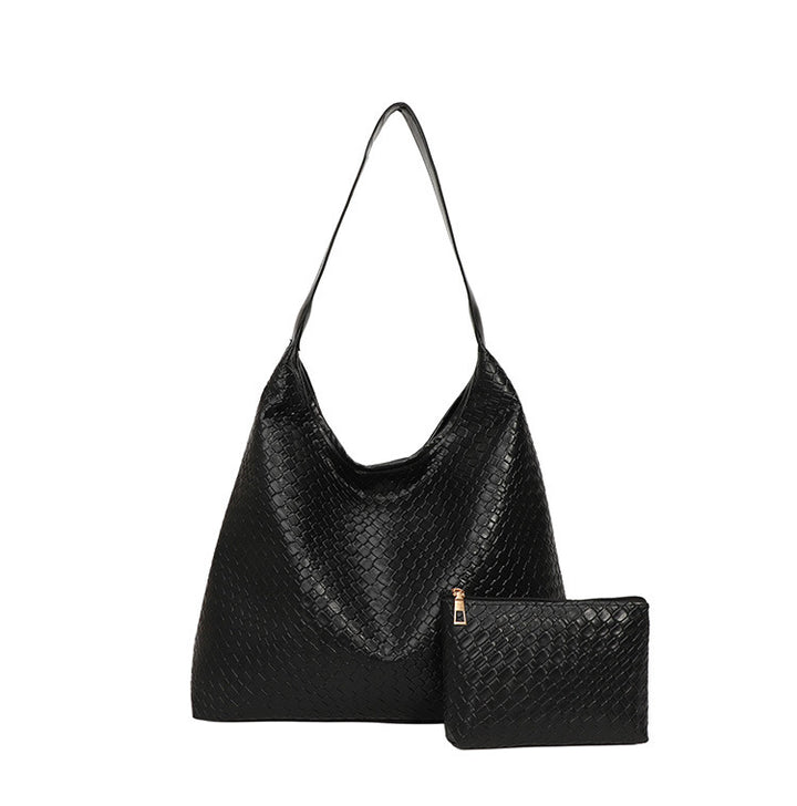 Elegante strukturiert Leder Hobo Handtasche Karnz