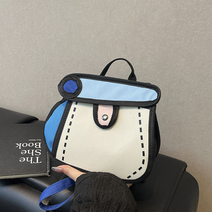 Trendiger Cartoon-Stil Mini-Rucksack Karnz