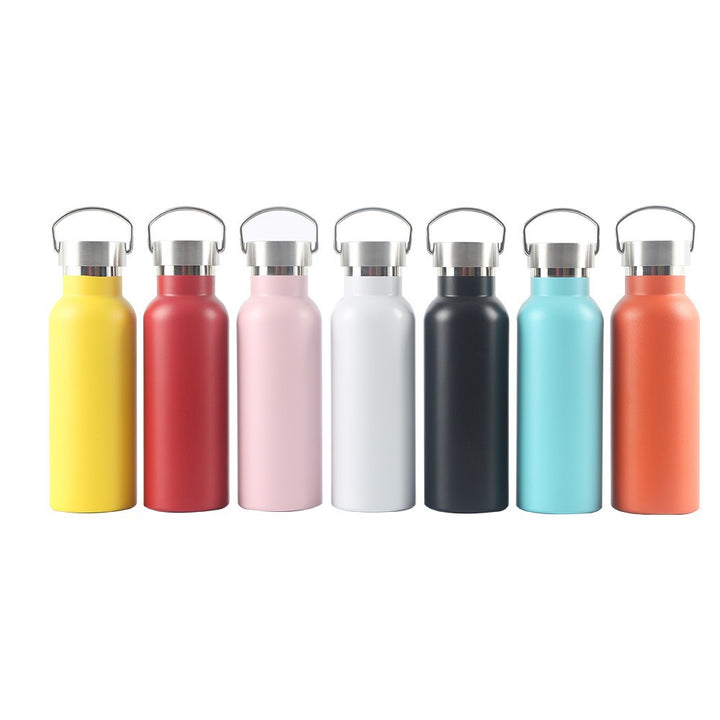 Damen hochwertige Thermosflasche mit praktischem Tragegriff Karnz