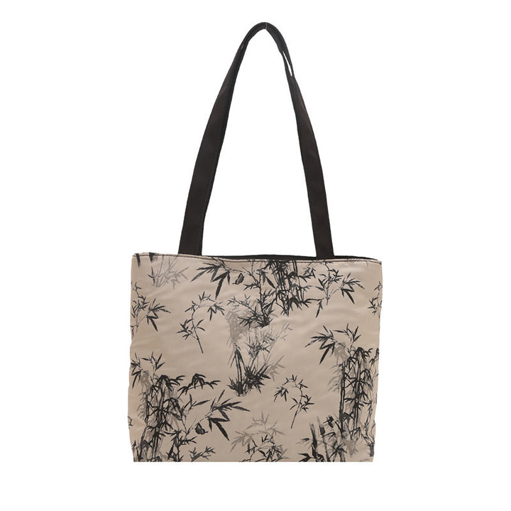 Stylische Bambusdruck-Tasche Karnz