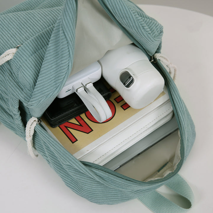 Cord-Rucksack mit Praktischem Frontfach Karnz