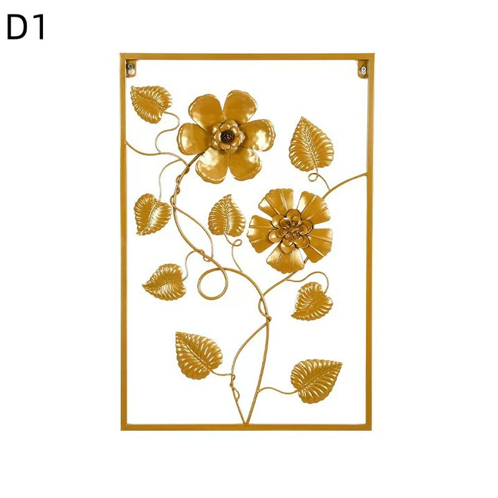 Floral Metal Wandkunst Karnz